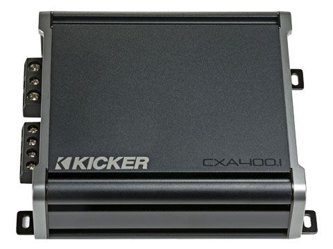 KICKER - CXA400.1 400-Watt Mono Class D Subwoofer Amplifier