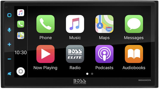 BOSS - ELITE - Double DIN Mechless BT AM/FM Wireless CarPlay/Android Auto 6.75