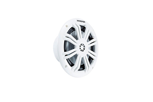 KICKER - 6.5inch Marine Coaxial with 1/2inch Tweeters, White