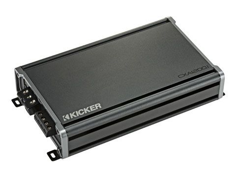 KICKER - CXA1200.1 1200-Watt Mono Class D Subwoofer Amplifier